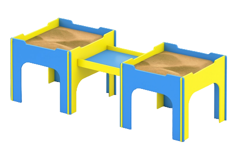 Песочница-двойная ИО-010