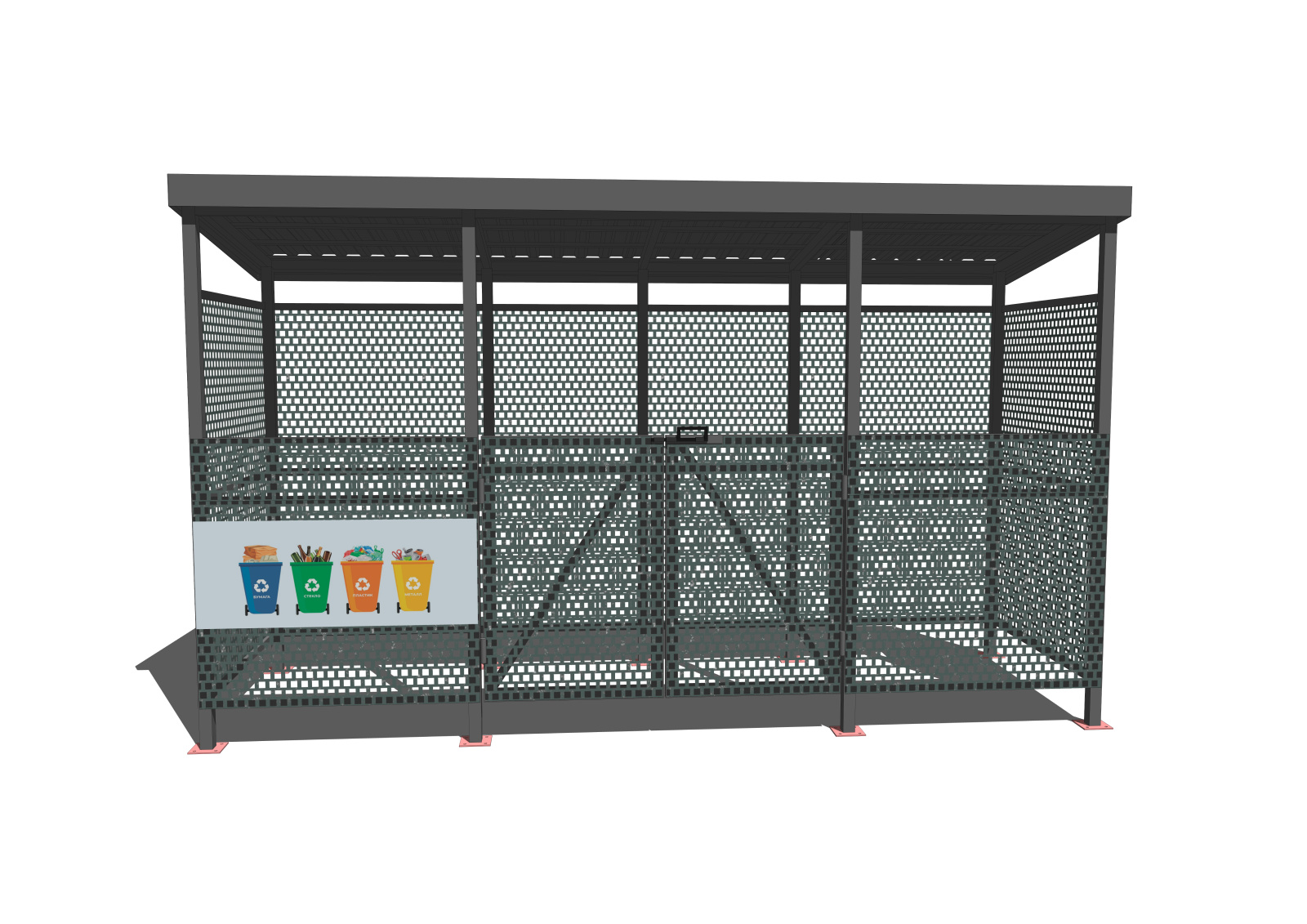 Контейнерная площадка ОМК-006