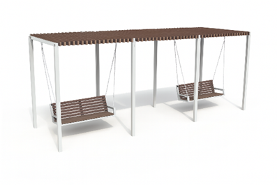 Пергола двойная  ПР-003