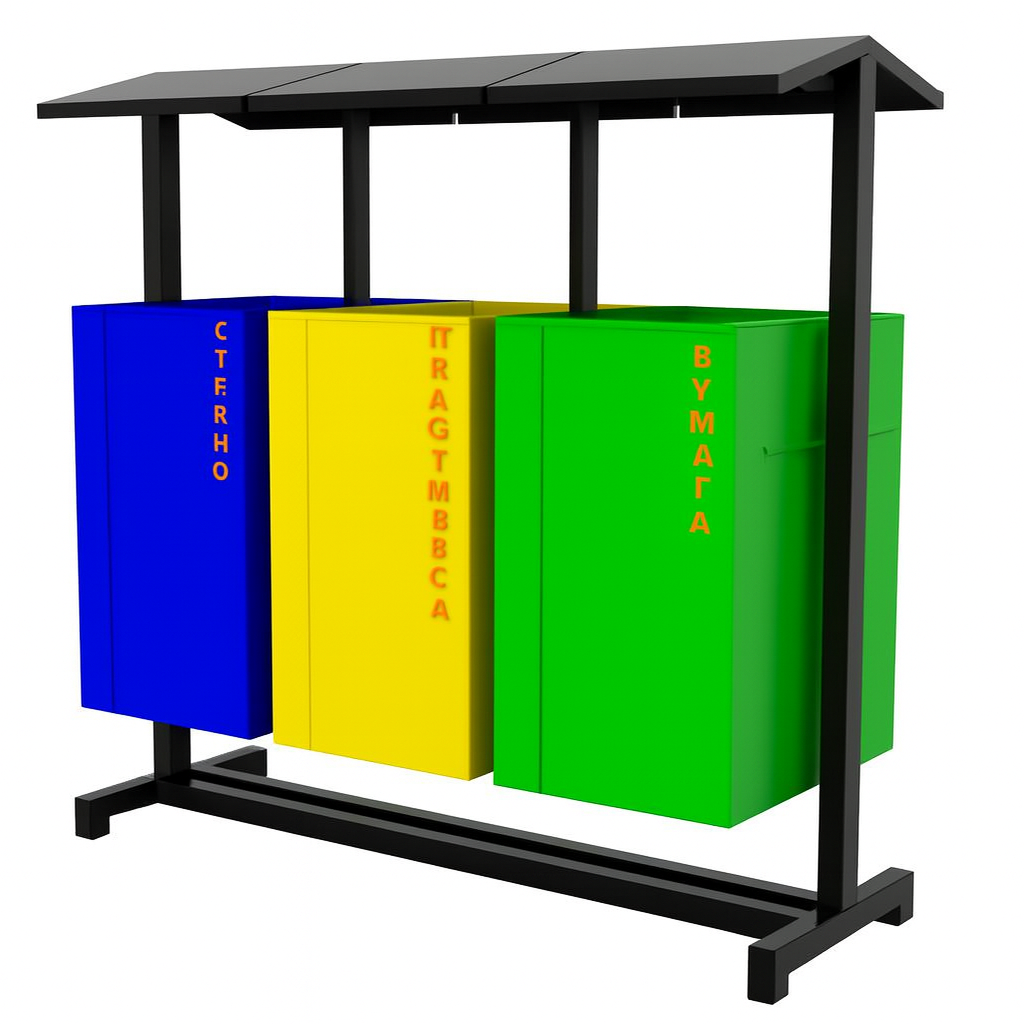 Урна для раздельного сбора мусора ОМУу-001